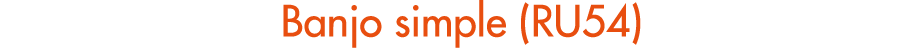Banjo simple (RU54)