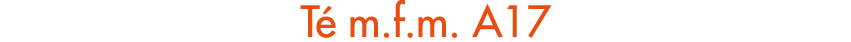 T m.f.m. A17