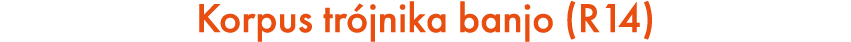 Korpus tr jnika banjo (R14)