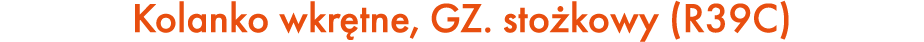 Kolanko wkr tne, GZ. sto kowy (R39C)